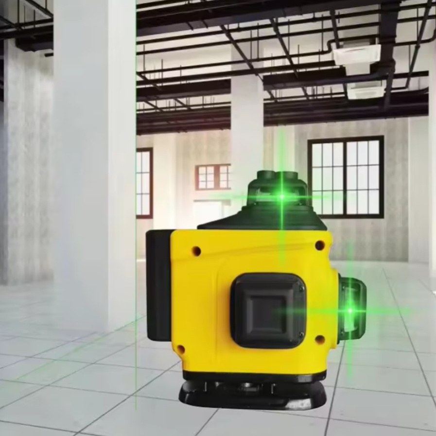 Building Automatic Radiation 360 Air Section Laser Level Set 16lines Indoor Self Leveling Rotary Lasers Level For Drill Machine