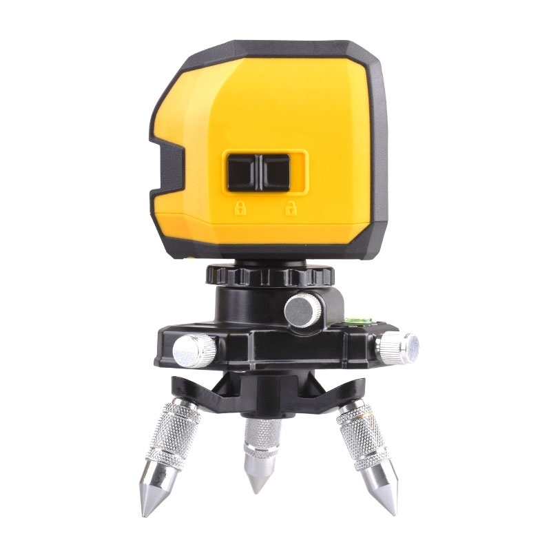 High Accuracy 2 Line 360 Construction Laser Level 3d Self Leveling Laser Measuring Ruler Rotating Laser Level With Tripod