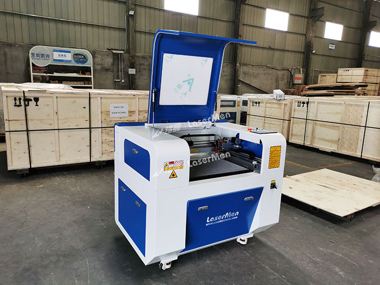 Newest small laser engraver cutter co2 easy setting machine rf co2 60w laser cutter 600 x 400mm for wood