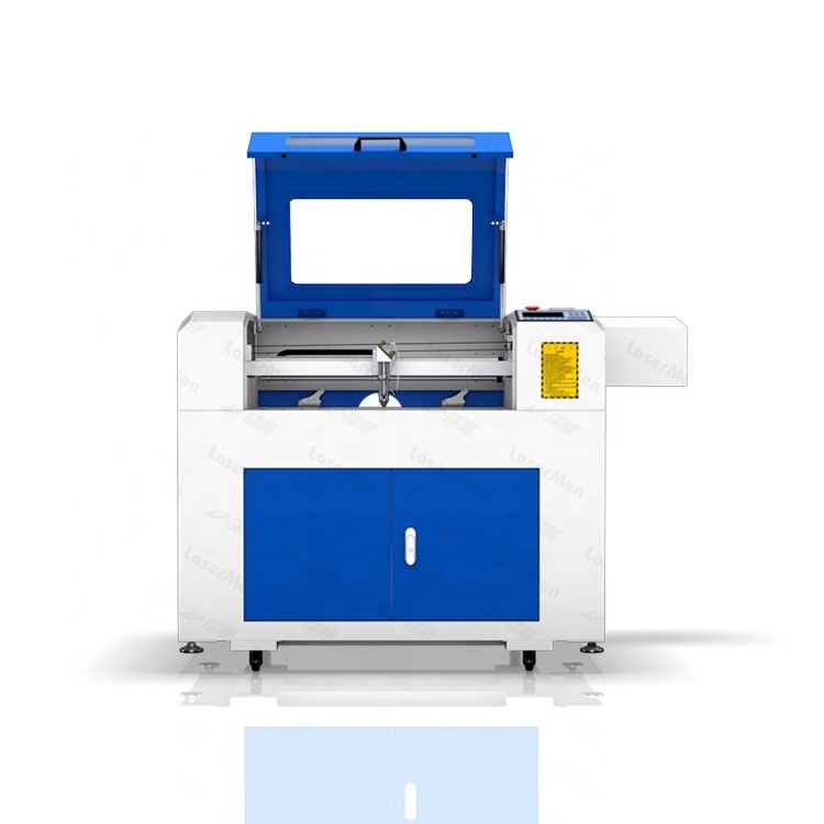 Mini 6040 cnc laser cutting machine for leather cut / Small cloth fabric logo making cnc laser cutter and engraver machine