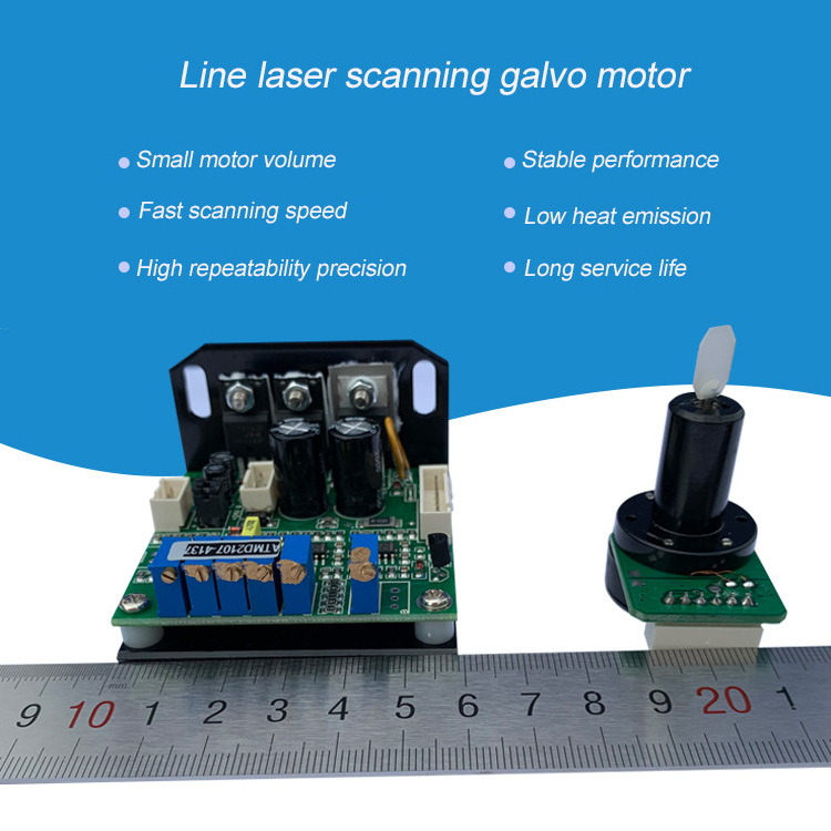 Professional New Design Mini X-ray Dental Scan Laser Galvo  1d Xray Line Laser  Galvanometer  Head