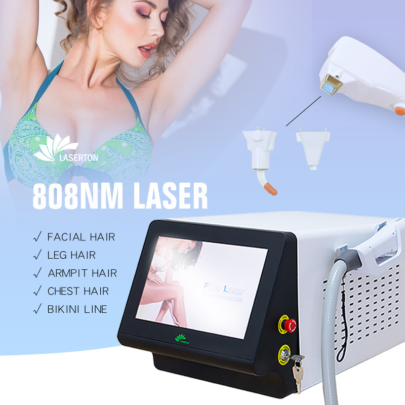 Spa Use Painless Desktop 808nm Fiber Laser Equipment For Small Area Hair Removal