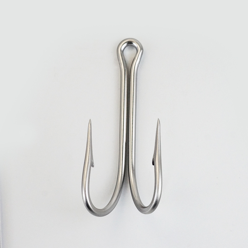 Custom Stainless Steel 7897 Fishing Hooks Frog Soft Lure Chicken Claw Double Anchor Hook