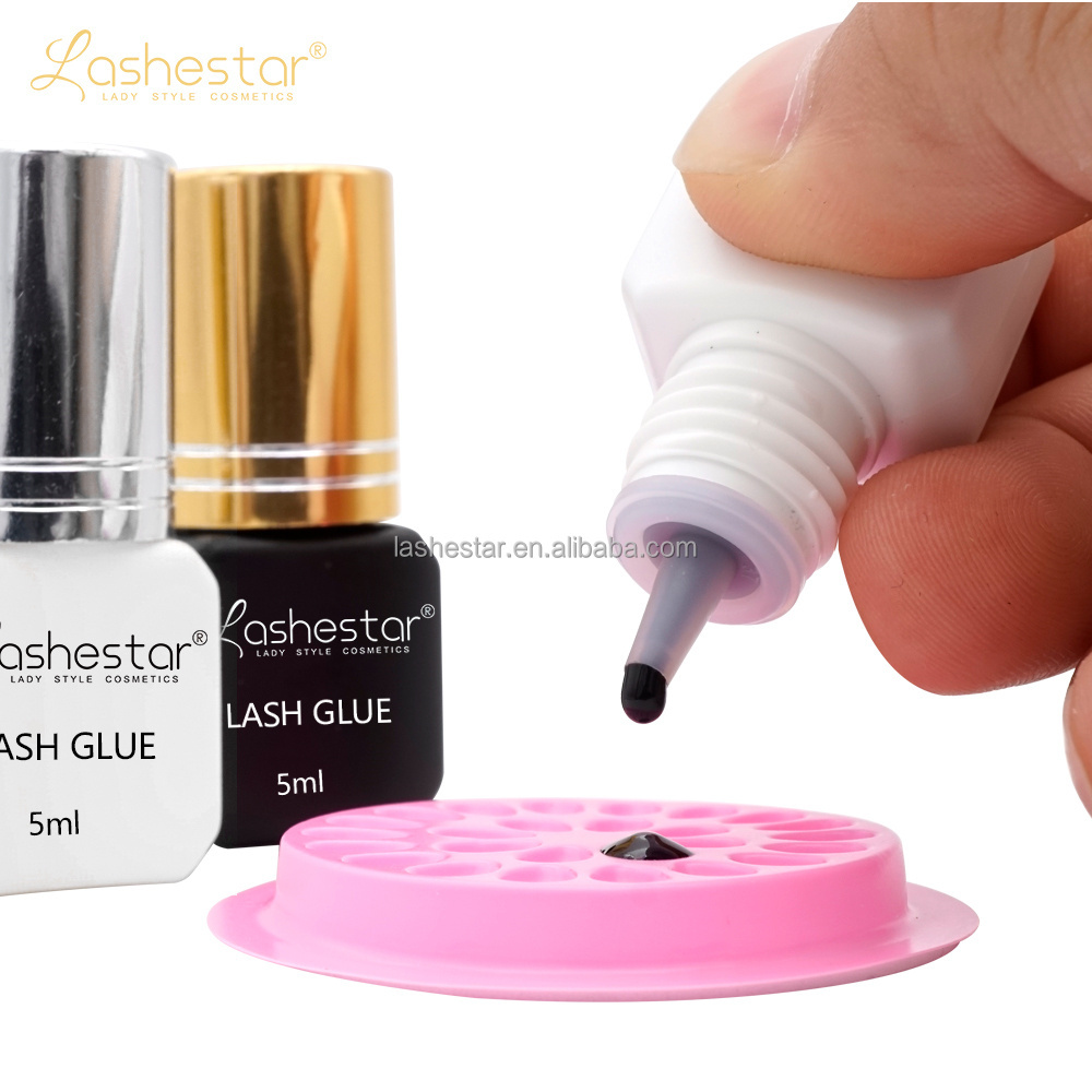 Hot selling private label fast dry eyelash extensions glue lash adhesive safe for sensitive eyes