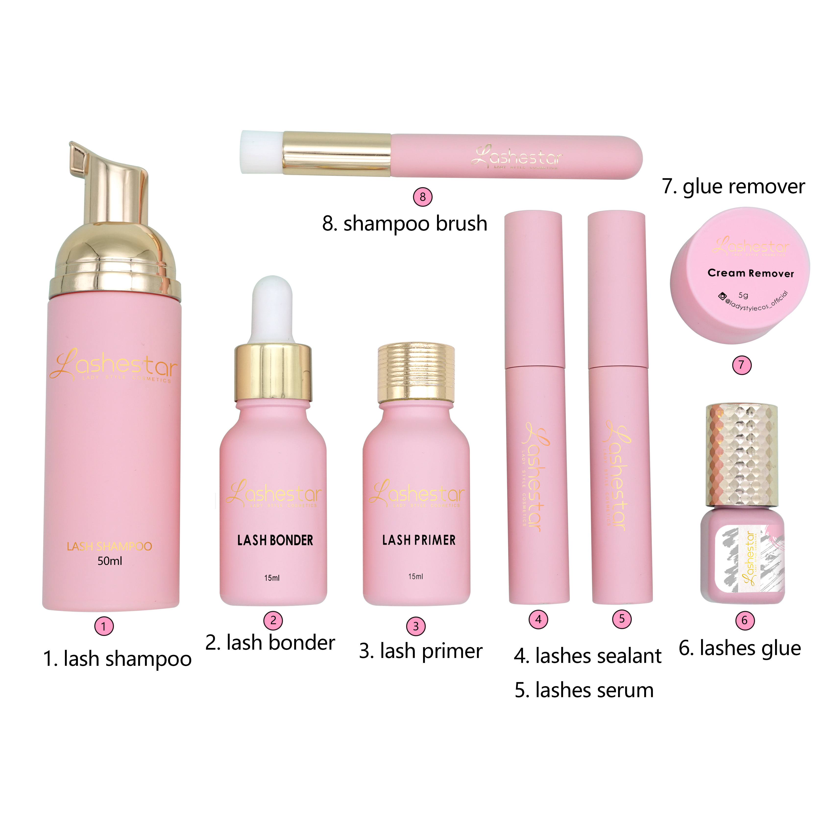 Lashestar Latex Free Extention Korean Eye Lash Glue Eyelash Extension Eyelash Extension Glue