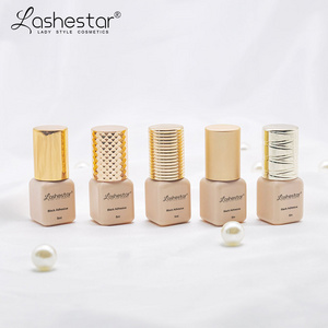 Lashestar Brand Waterproof Extension Eyelash Glue Custom Private Label Best Eyelash Extension Glue Strong Adhesive Eyelash Glue