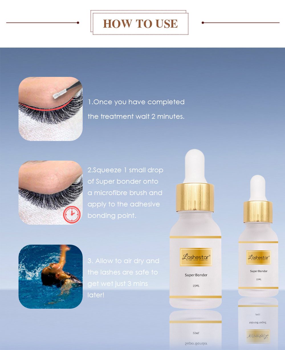 Super Bonder Activator Sealant Lash Superbonder Serum Lash Glue Bonder Ultra Eyelash Extension Super Bonder