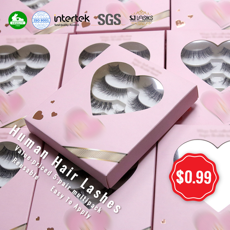 Custom Box 3 Pairs Magnetic Eyeliners And Eyelashes With Tweezers Kit 3d Magnetic False Mink Eyelashes Full Strip Lashes