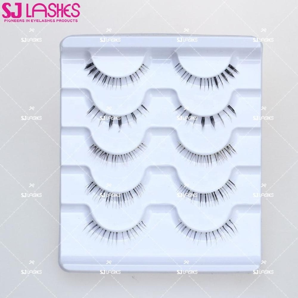 Handmade Premium  Bottom Lashes  Wholesale False Lower Strip Under Eye Lashes With Private Box