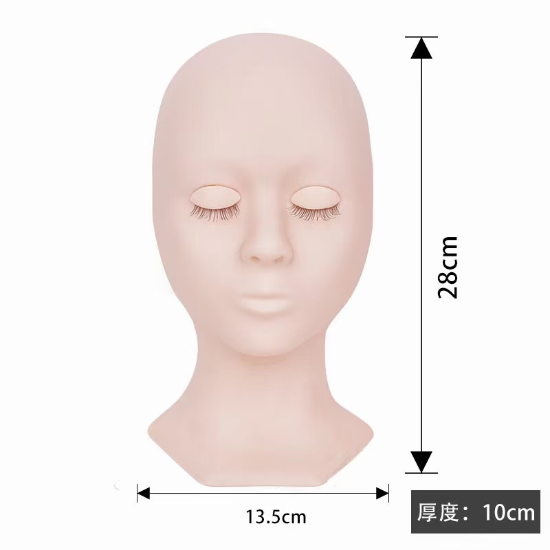 Wholesale private label eyelash extensions practice mannequin training head