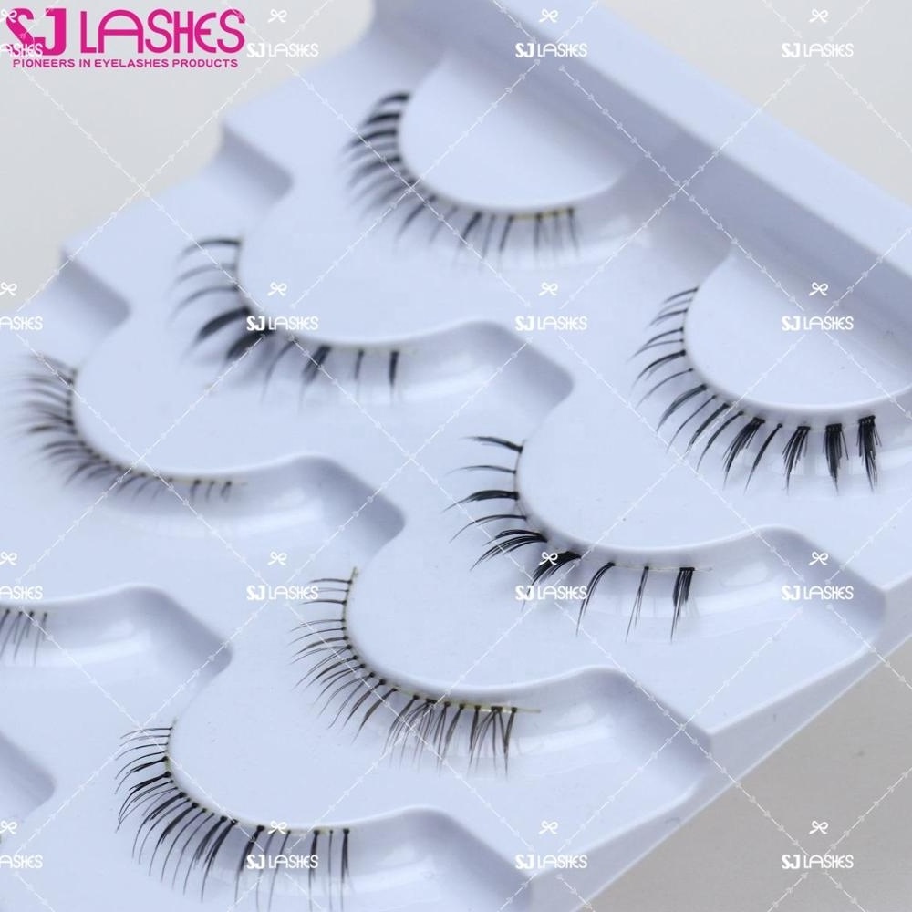 Handmade Premium  Bottom Lashes  Wholesale False Lower Strip Under Eye Lashes With Private Box