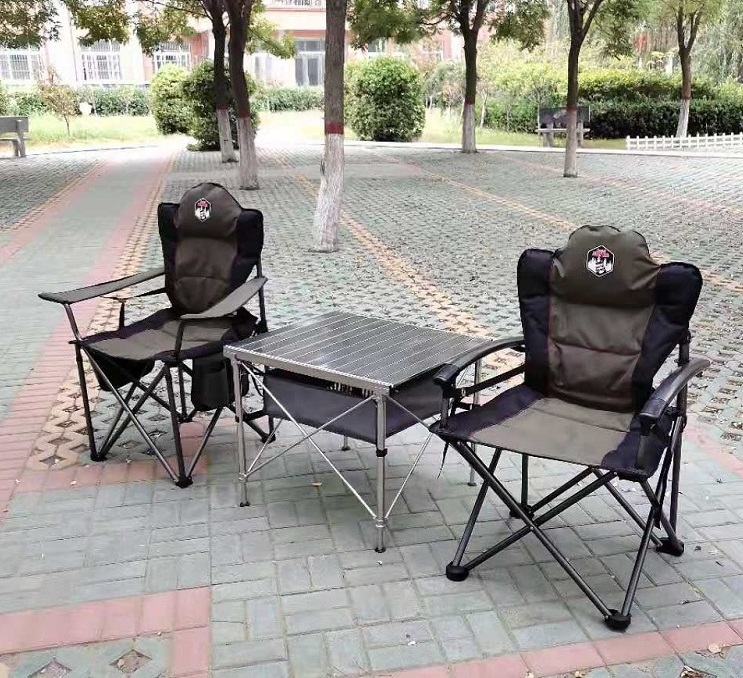 outdoor leisure  good quality heavy duty luxury  aluminum tube  folding camping chair