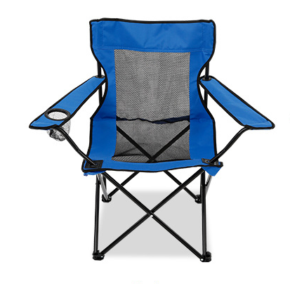 Good quality lightweight oversize outdoor leisure  Breathable mesh cup holder  folding beach camping chair for picnic fishing tr