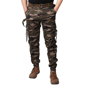 2023 Premium Quality Customized Men Outdoor Multi Pockets Trousers Combat Tactical Hunting Cargo Pants Men