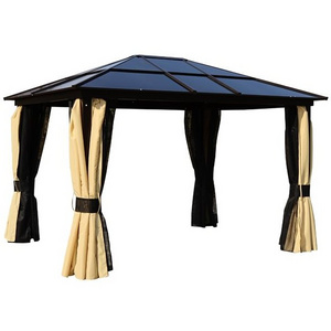 Aluminum polycarbonate  hardtop gazebo