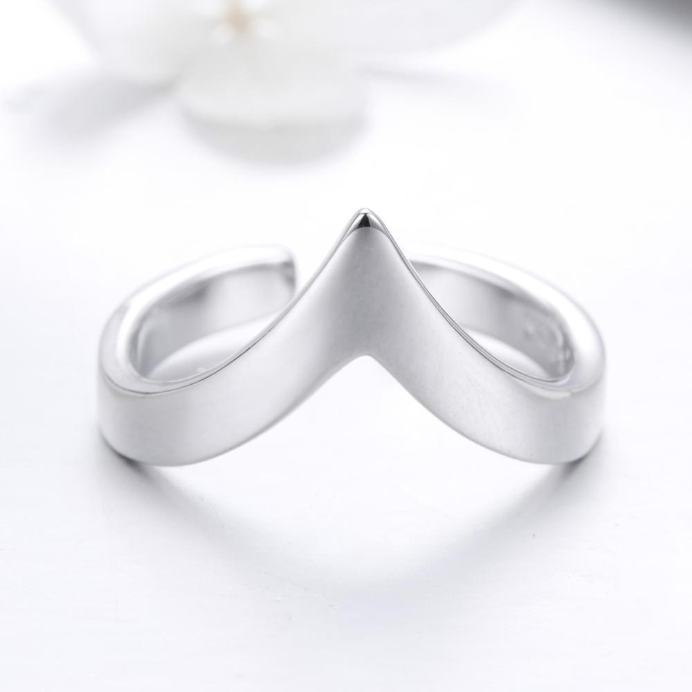 Wholesale Vintage Jewelry Stainless Steel Love Ring 925 Sterling Silver Plated Platinum Open Ring Jewelry Necklaces