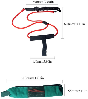 libenli Golf Resistance Exercise Bands Golf Swing Training Equipment Swing Trainer AIDS Pull Rope Accessories for Beginners