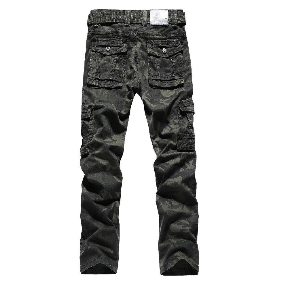 Autumn Men Pants Hip Hop Harem Joggers Pants Male Trousers Men Solid Multi-pocket Cargo Pants Skinny Fit Sweatpants