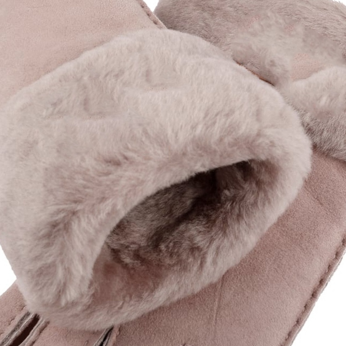 Highly Comfortable Easy To Wear Women Lady Faux Leather Fur Winter Hand leather gloves