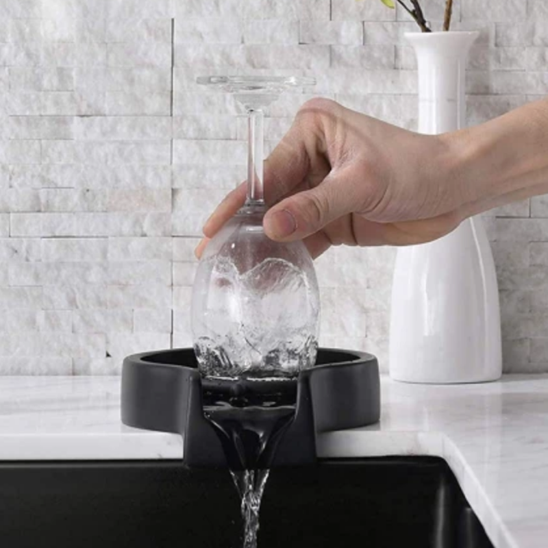 Automatic Cup Washer Faucet Glass Rinser Kitchen Sink Bar Glass Rinser Coffee Pitcher to Wash Cup For Kitchen Bar Accessories