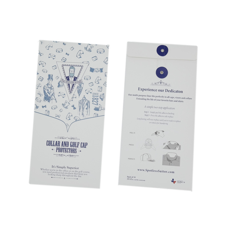 Customized Printing C6/C5 Size White Paper String Tie Envelope