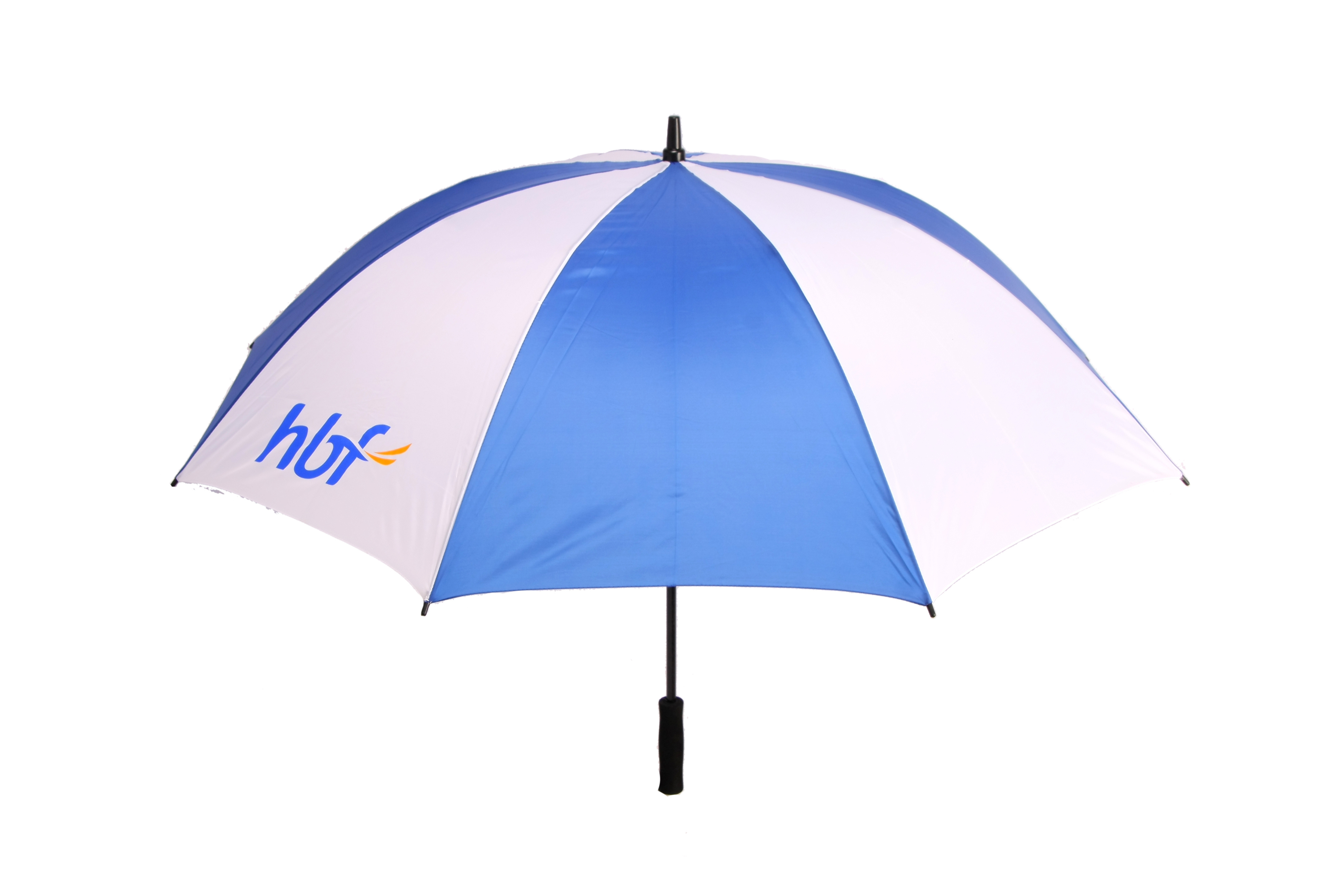 Hot Sale Large Windproof 30 Inch Golf Umbrella White and Navy Blue Golf Umbrella