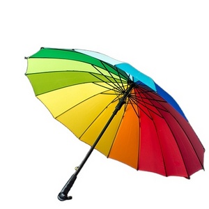 Wholesale Hot Sale Automatic Rain Protection Large Full Body Rainbow Umbrella