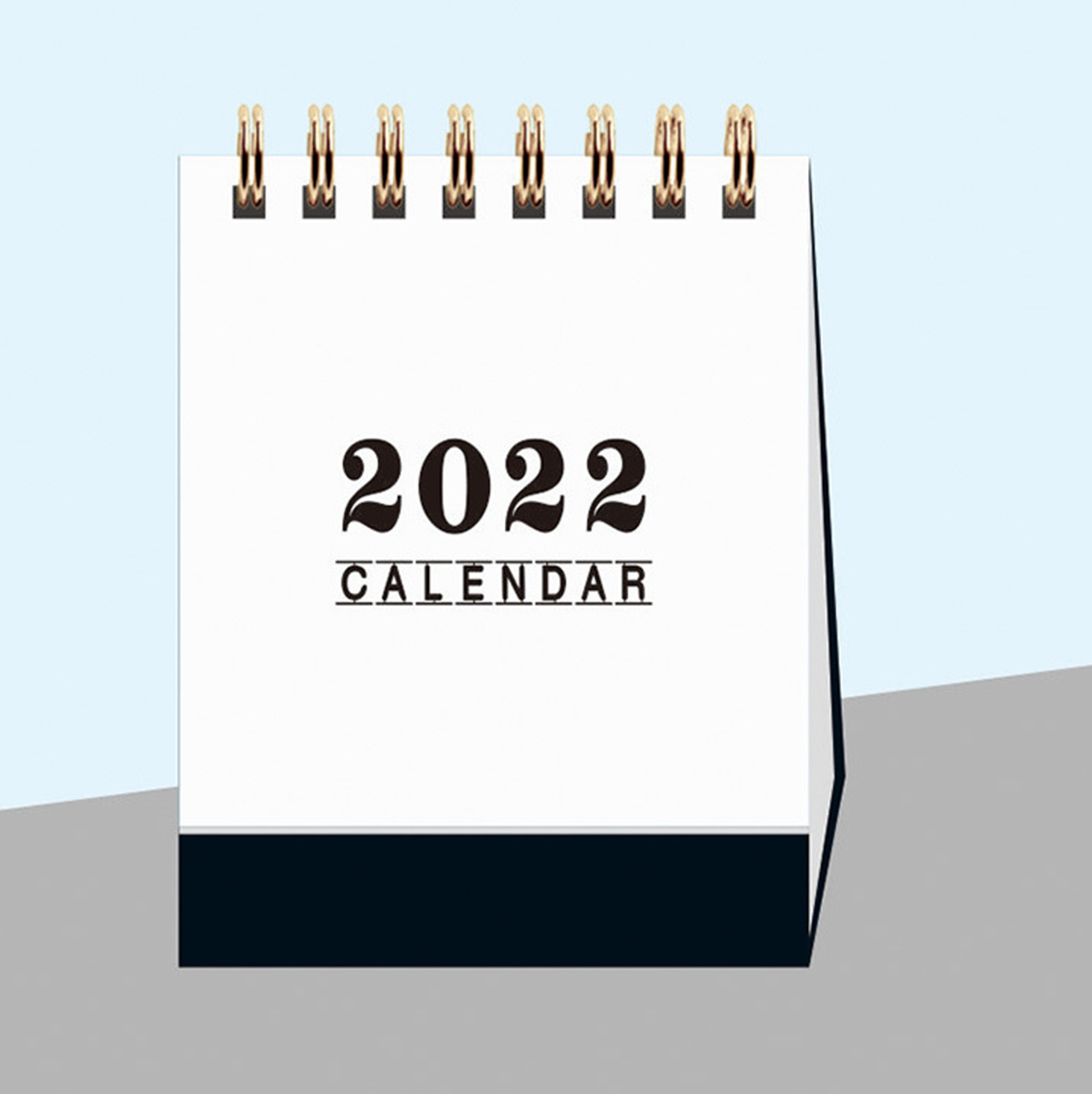 2024 New Arrival Custom Full Color Printing Folding Paper Desktop Calendar Desk Table Digital Monthly Calendar