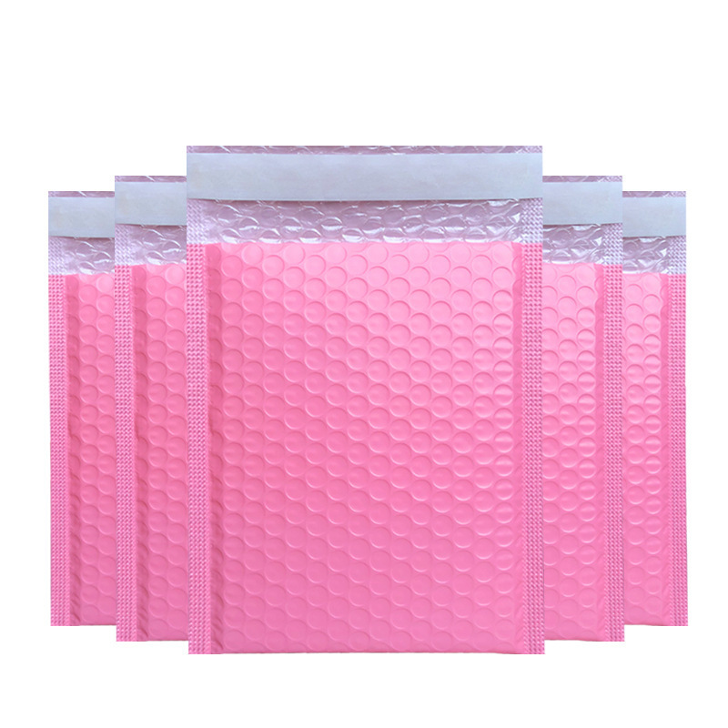 Free Sample Pink Envelope Padded Mailing Bag Padded Envelopes Packaging Bubble Mailer Bag for Shipping