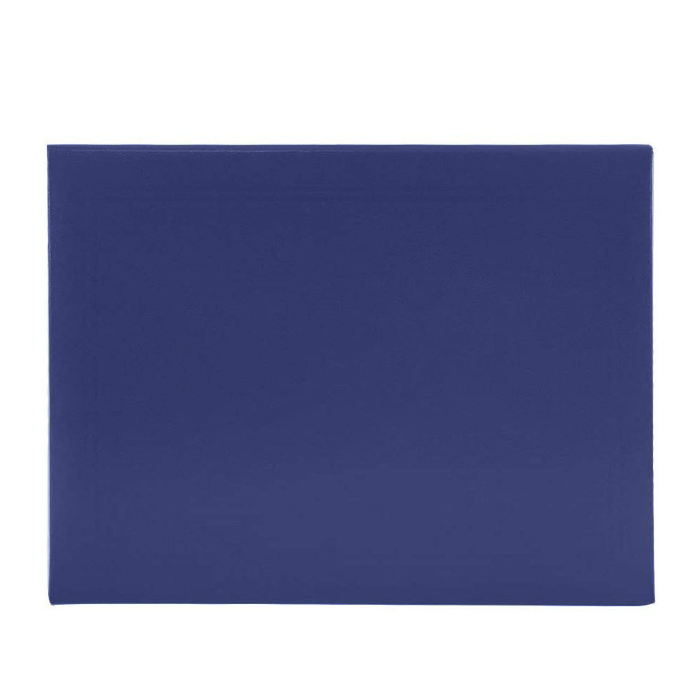 Free Sample Navy Blue Leatherette Paper Document File Degree Folder For Certificates