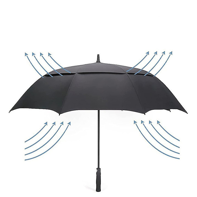 Wholesale Umbrella Windproof Eco Friendly Automatic Windproof Golf Umbrellas With Custom Logo