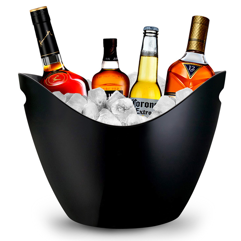 Customized New Design Customized Ice Bucket for Parties with Handles Large Ice Buckets Beer Bucket