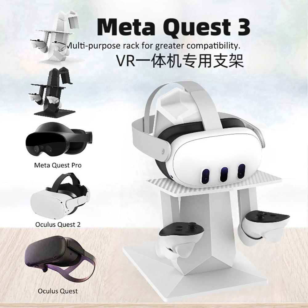 Accessories Vr Headset Stand Holder Adjustable Universal Glasses Display Storage Rack For Meta Quest 3