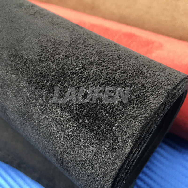 Synthetic Leather Fabric long hair Soft Black suede vinyl material for wholesale Suede Fabric Vinyl For Car Seat better than PVC