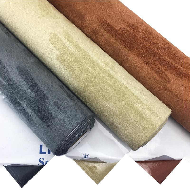 LAUFEN Factory Outlet Suede Fabric Self Adhesive Alcantara Vinyl Wrap For Car Vehicle Interior Decoration Over 20 Colors