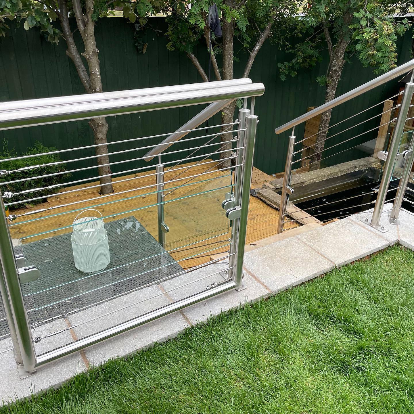 Kebil Interior and Exterior Stainless Steel Wire Rope Cable Railing