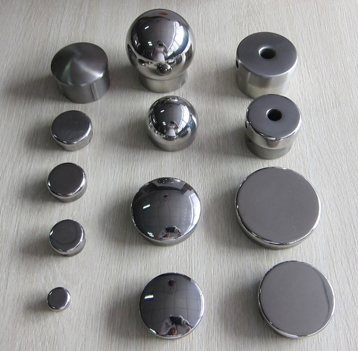 1.5mm Thickness 25mm/30mm/42mm/50mm Stainless Steel Pipe End Cap