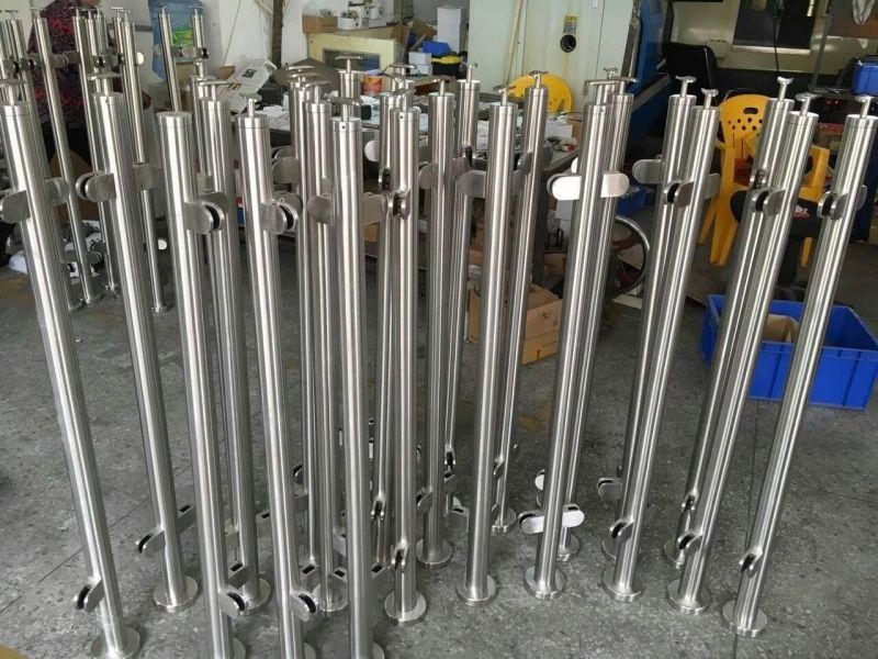 Stainless steel fencing balustrade post for glass railing baluster systems for glass railing system