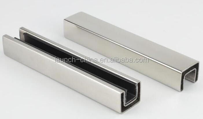 Stainless Steel 316L Top Mounted Rail Minimal Profile Capping Rail