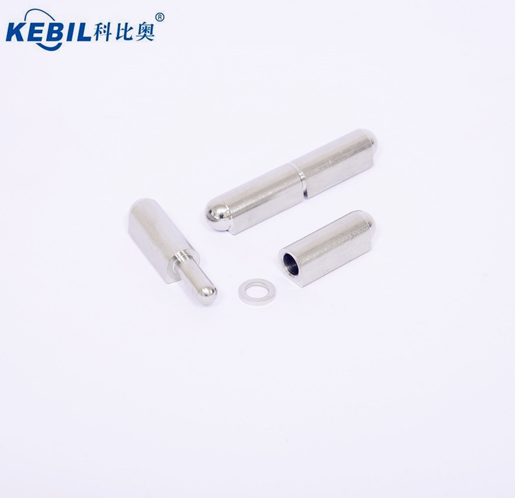 Invisible Small Barrel Flat Butt Rod Hinge For Round Thread Poles Window Pivot Gate Hinge