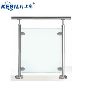 Stainless steel fencing balustrade post for glass railing baluster systems for glass railing system