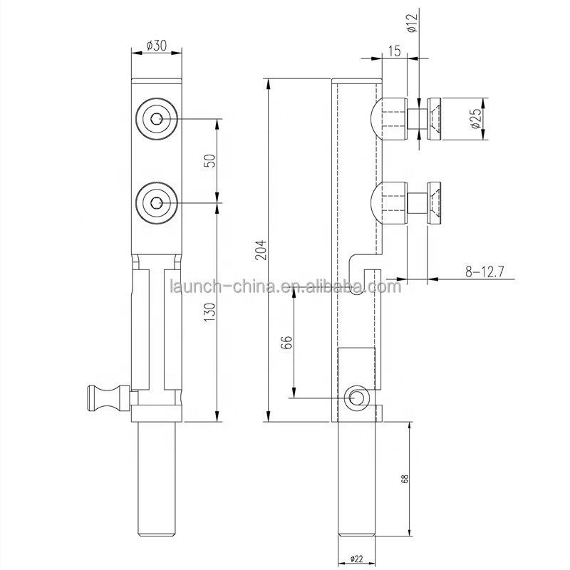 Stainless steel floor lock glass door stopper for swimming pool fencing door