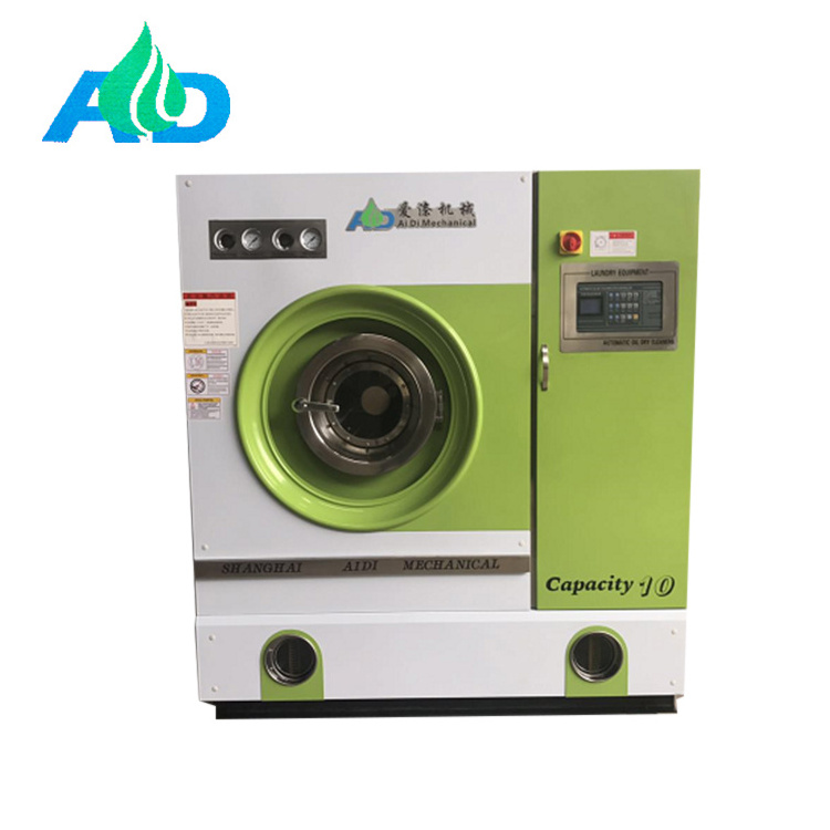 Free standing commercial laundry equipment fully automatic oil dry cleaning machine