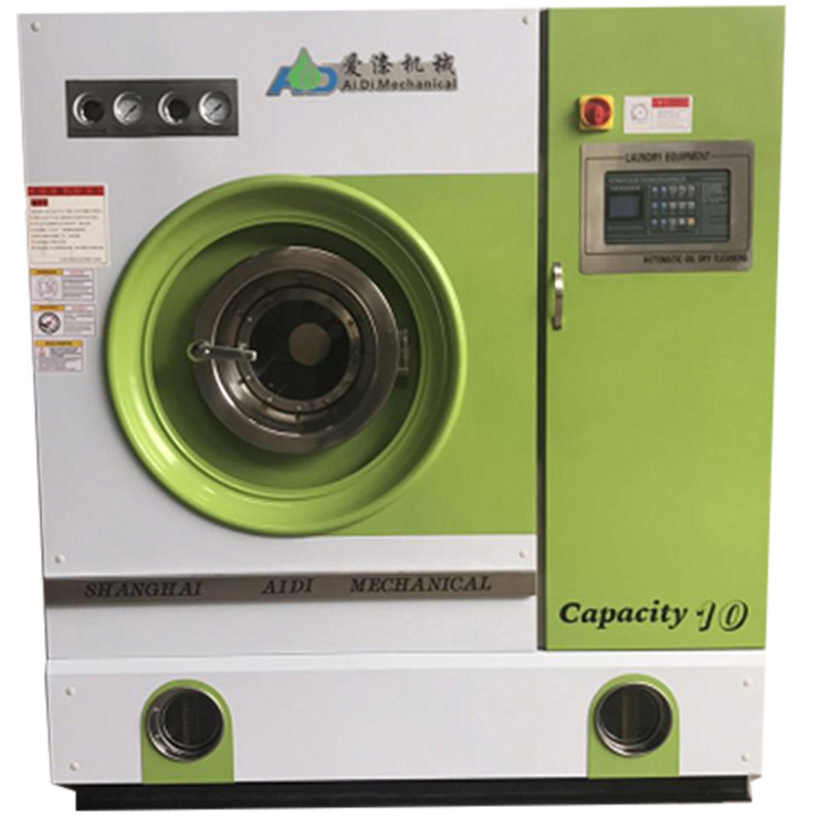 Free standing commercial laundry equipment fully automatic oil dry cleaning machine