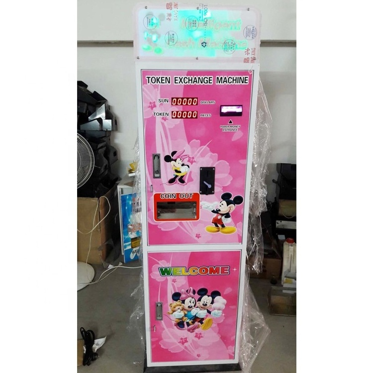 High quality money exchanger machine for self serive laundromat