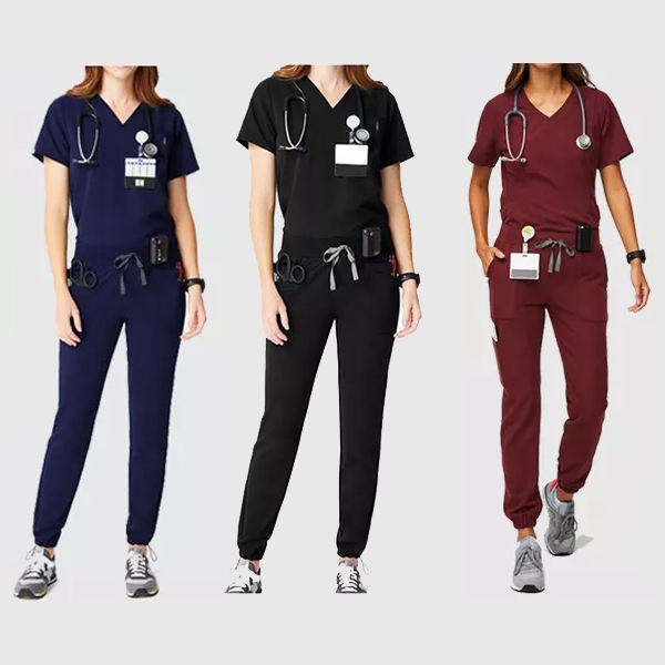 scrub suit designs for men Designs New Style Cargo Jumpsuit Scrubs Uniforms Sets Medical Suit Hospital Nurse Doctor Uniform