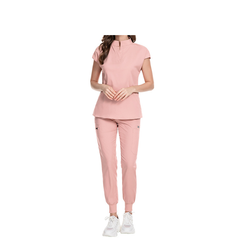 Wholesales Top Quality Women's Nursing Scrub Sets Straight Pants Tall Hospital Uniforms Cute Nursing Scrubs Sexy In Stock