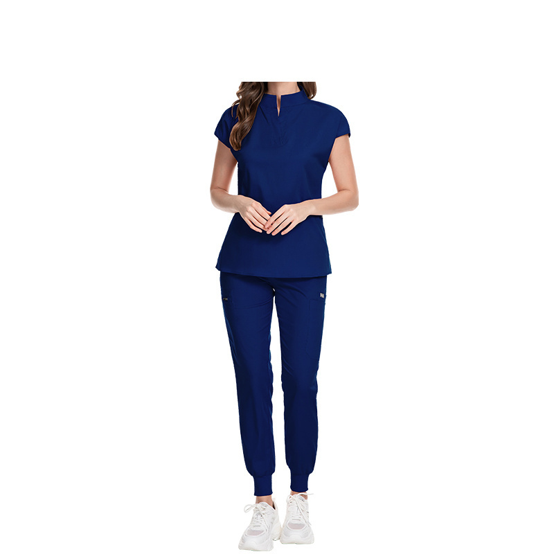 Wholesales Top Quality Women's Nursing Scrub Sets Straight Pants Tall Hospital Uniforms Cute Nursing Scrubs Sexy In Stock