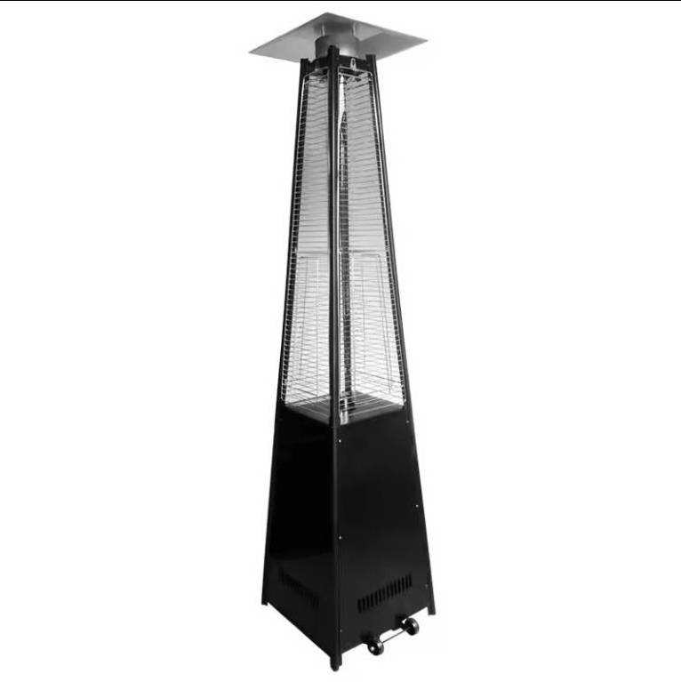 Manufacturer Direct Wholesale Factory Supplier Stainless Steel Tower Propane Pyramid Real Flame Outdoor Patio Heaters