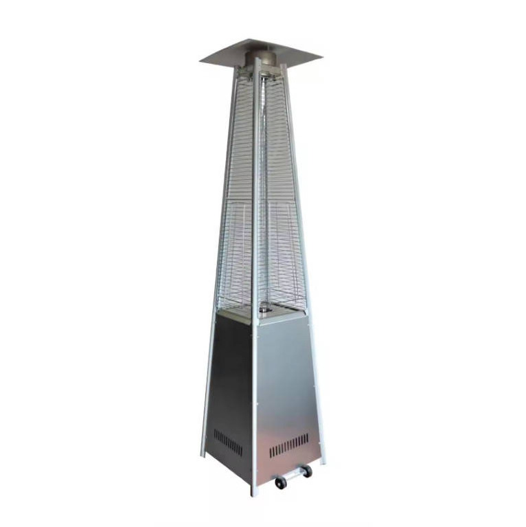 Manufacturer Direct Wholesale Factory Supplier Stainless Steel Tower Propane Pyramid Real Flame Outdoor Patio Heaters